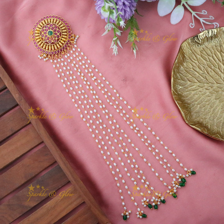 Exquisite Gold Jada Billa for Bridal Elegance