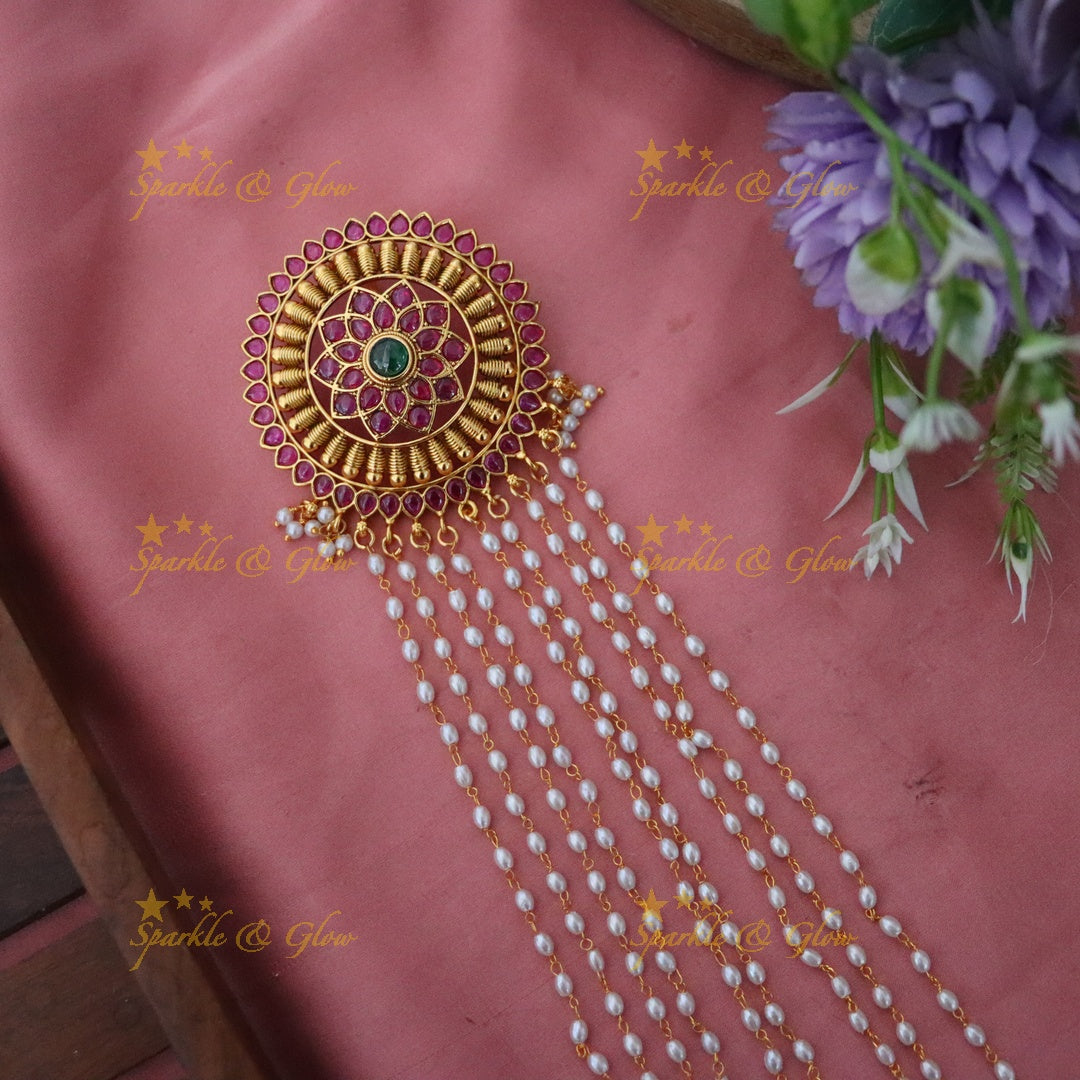 Exquisite Gold Jada Billa for Bridal Elegance