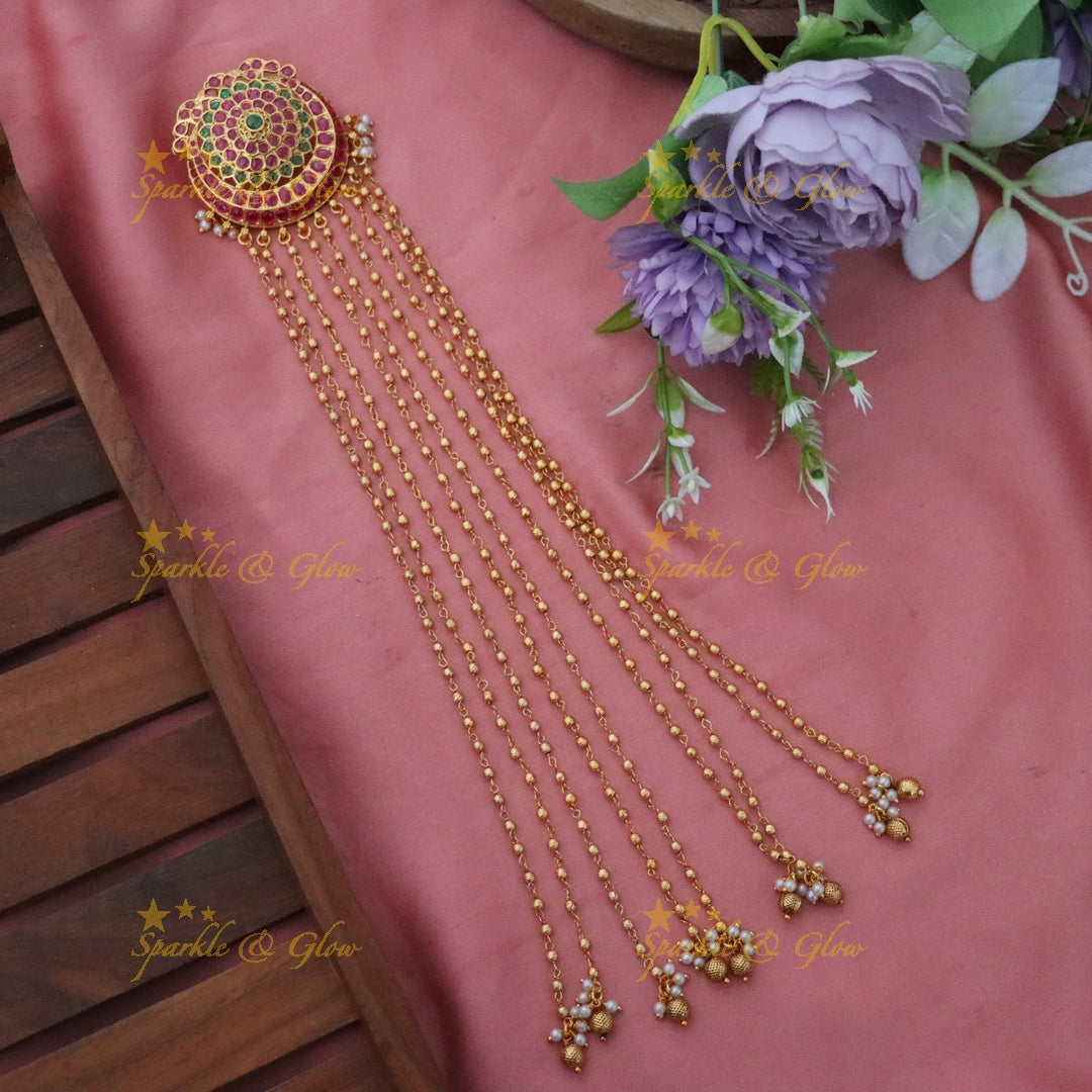 Elegant Golden Jada Billa Hair Accessory