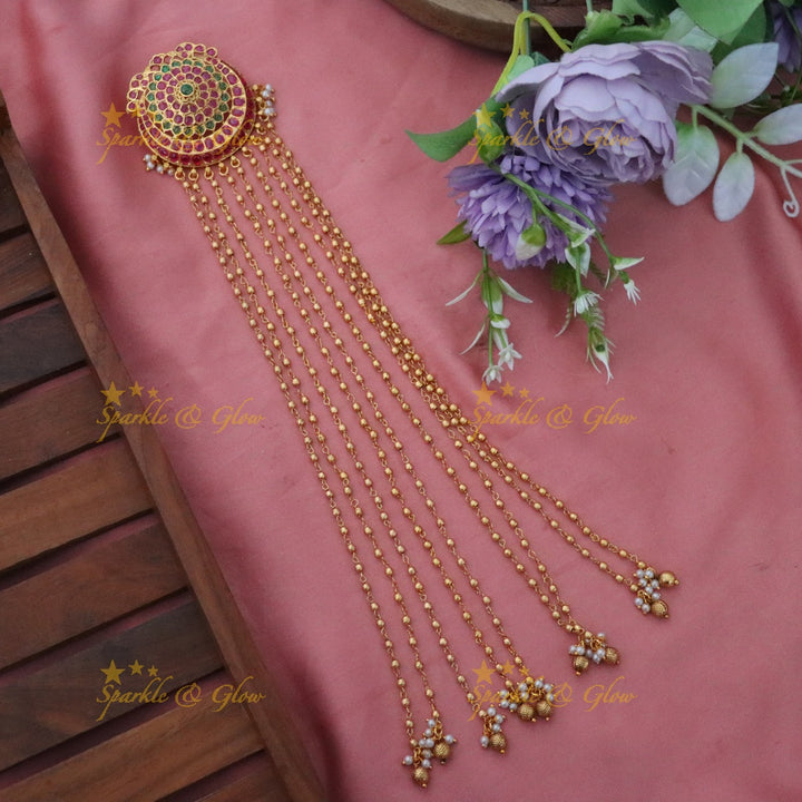 Elegant Golden Jada Billa Hair Accessory