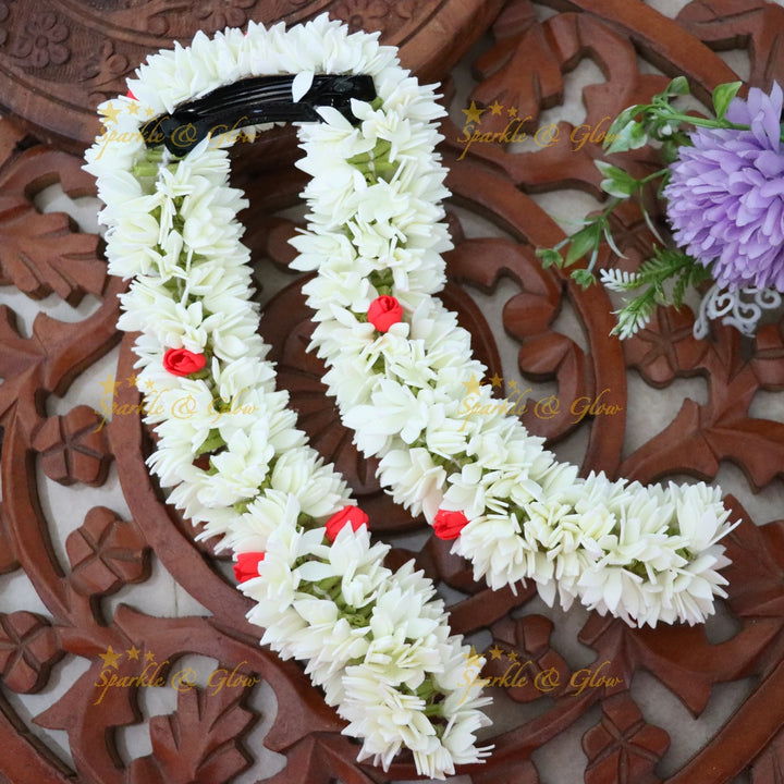 Stunning Floral Imitation Hairclip for Weddings