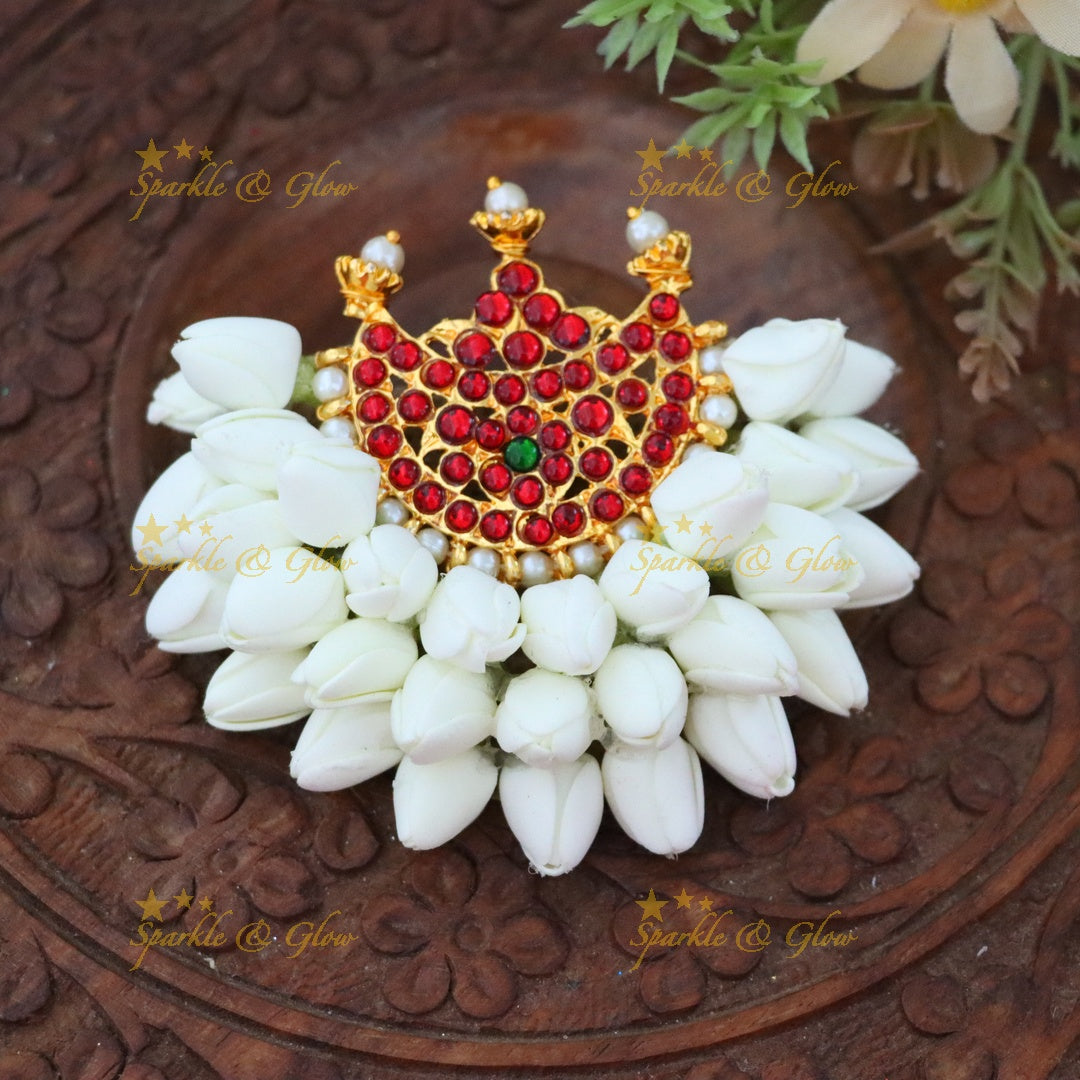 Elegant Floral Festive Hair Clip for Weddings