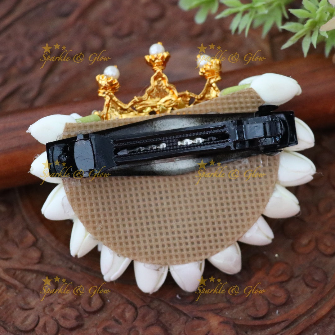 Elegant Floral Festive Hair Clip for Weddings