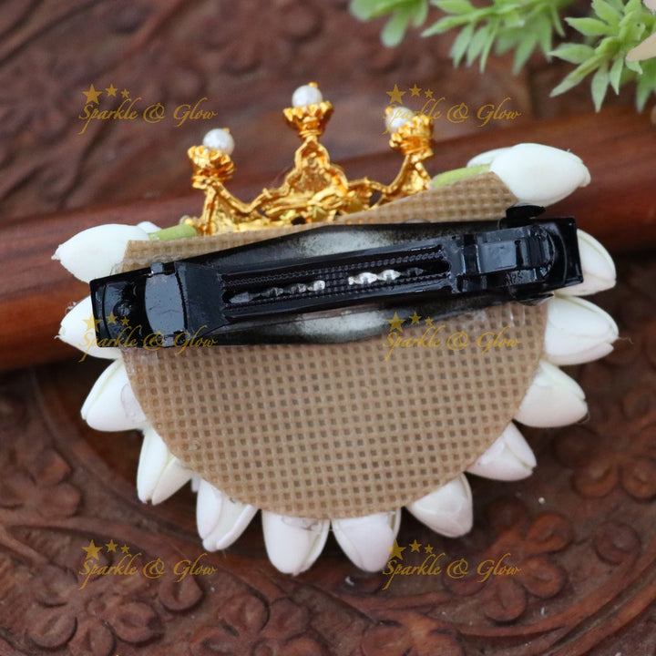 Elegant Floral Festive Hair Clip for Weddings