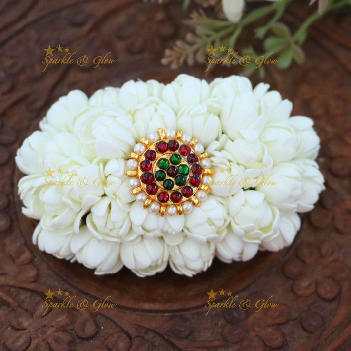 Exquisite Floral Hair Clip for Weddings & Festive Elegance