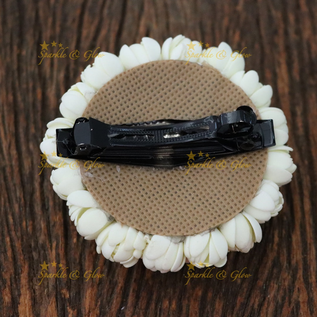 Exquisite Temple Hair Clip for Weddings & Festivals