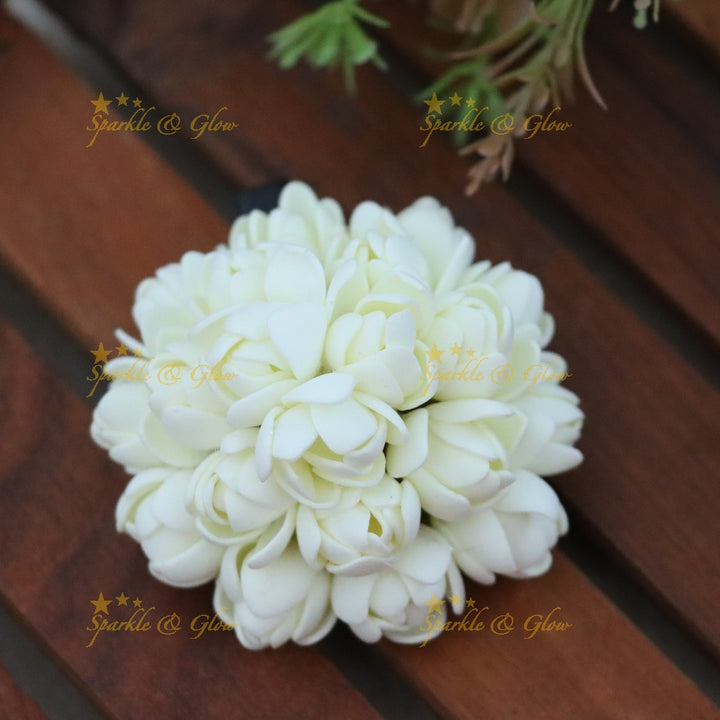 Luxurious Floral Hair Clip for Weddings & Festivities