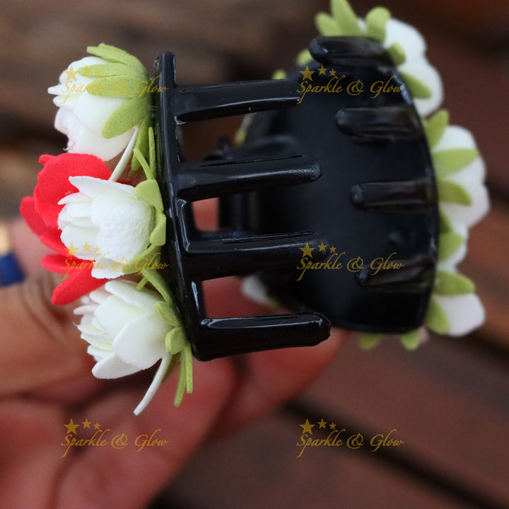 Adorn Your Hair with a Floral Clip for Special Occasions