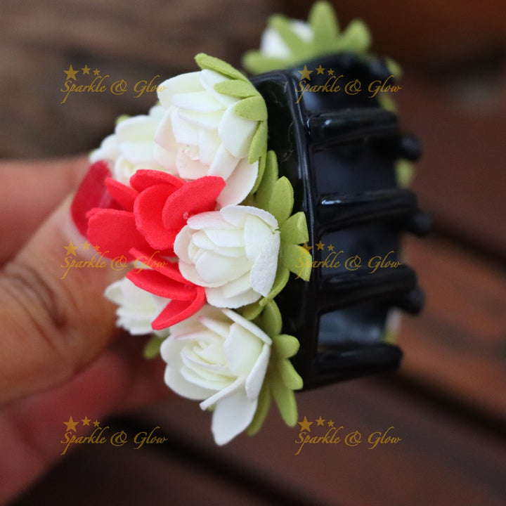 Adorn Your Hair with a Floral Clip for Special Occasions