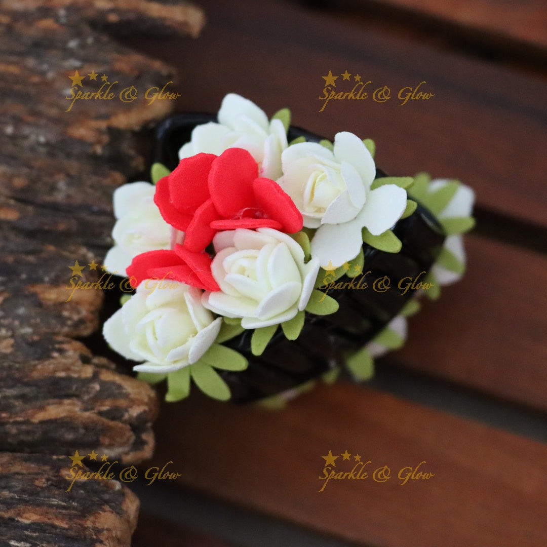 Adorn Your Hair with a Floral Clip for Special Occasions