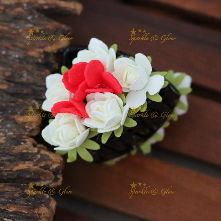 Adorn Your Hair with a Floral Clip for Special Occasions