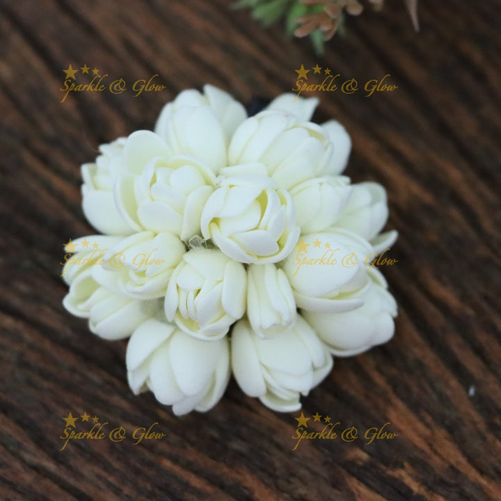 Elegant Floral Hair Clip for Celebrations & Weddings