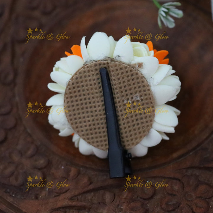 Elegant Floral Hair Clip for Celebrations & Weddings