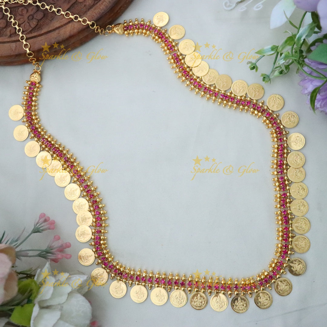 Exquisite Gold Coin Necklace for Wedding Elegance