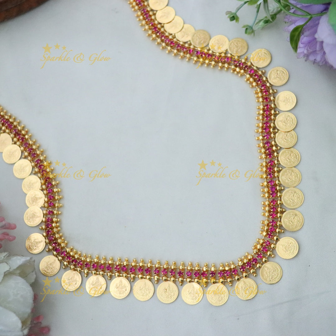 Exquisite Gold Coin Necklace for Wedding Elegance
