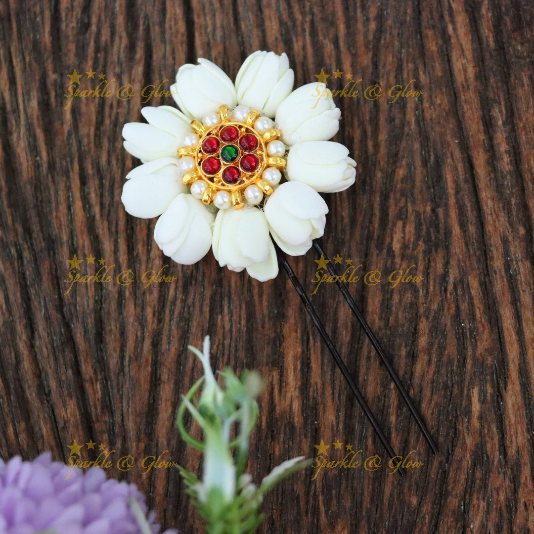 Exquisite Floral Hairpin for Weddings & Festivals