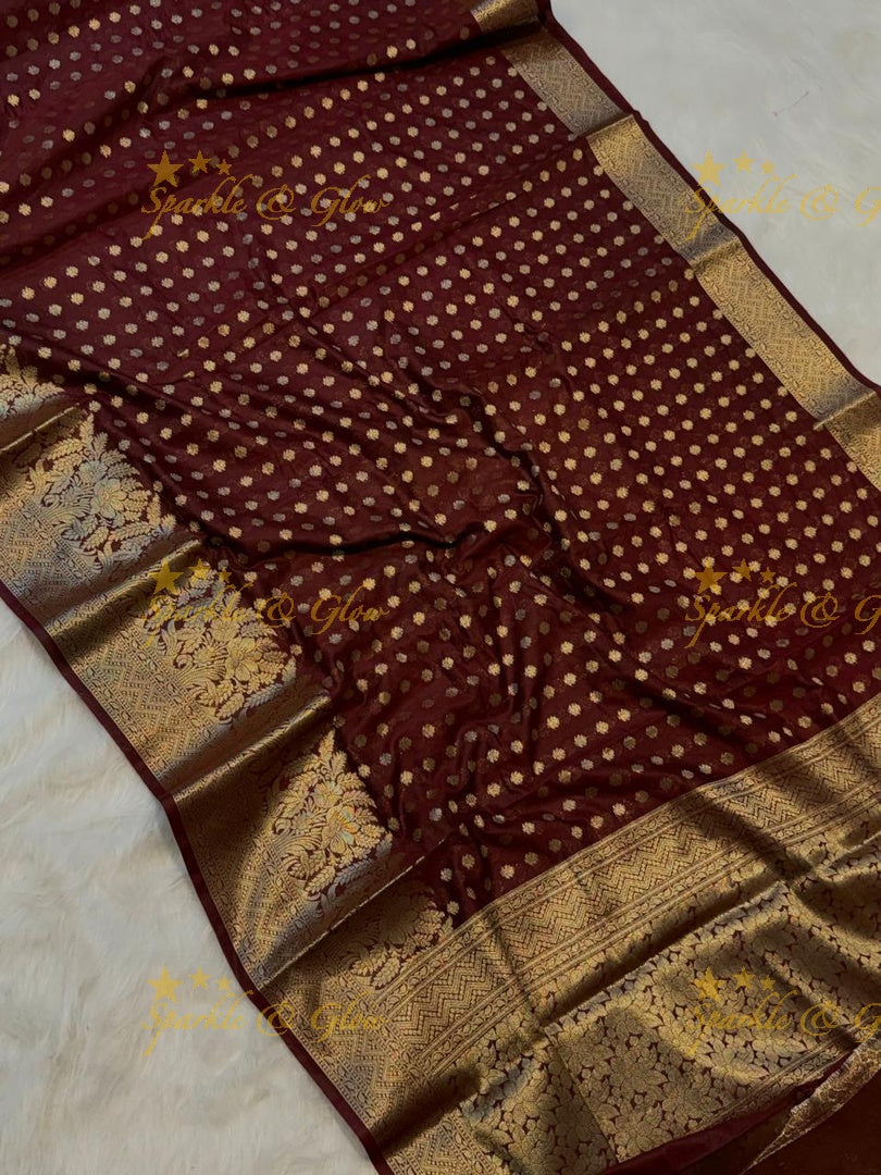 Elegant Banarasi Semi Georgette Silk Saree Collection