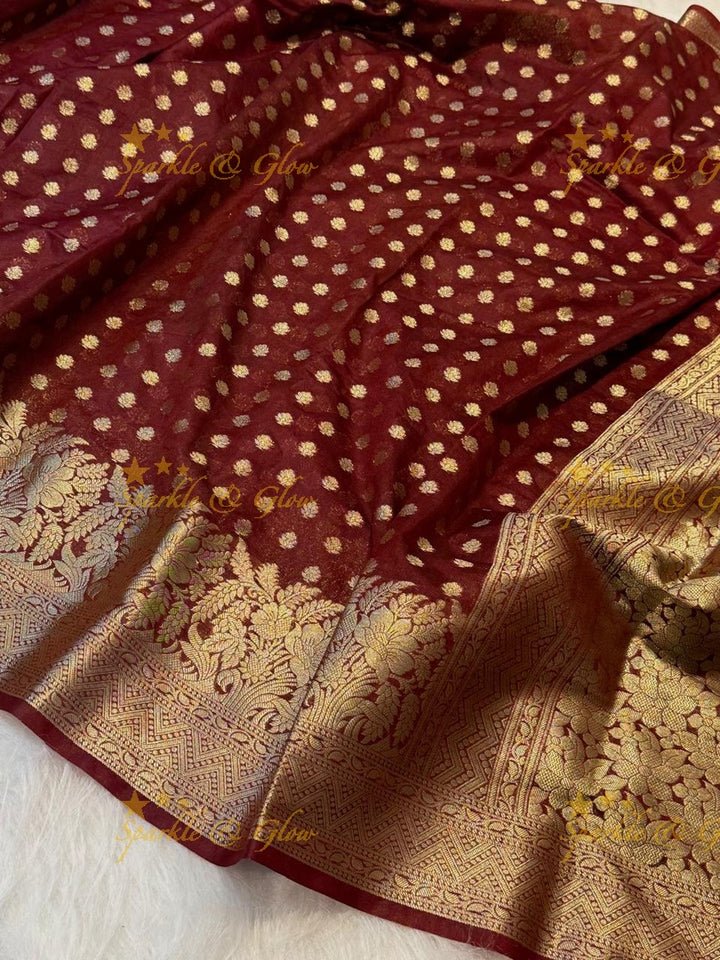 Elegant Banarasi Semi Georgette Silk Saree Collection