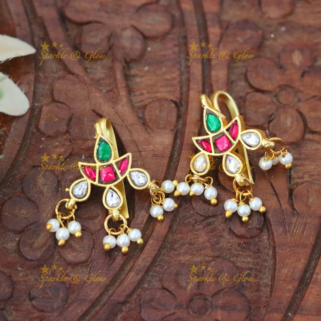 Stunning Bugadi Gold Earrings for Festivals & Weddings