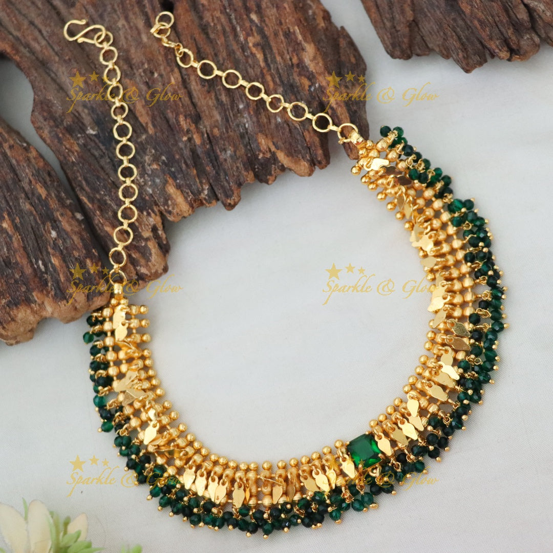 Exquisite Gold-Plated Choker - Perfect for Weddings & Festivals