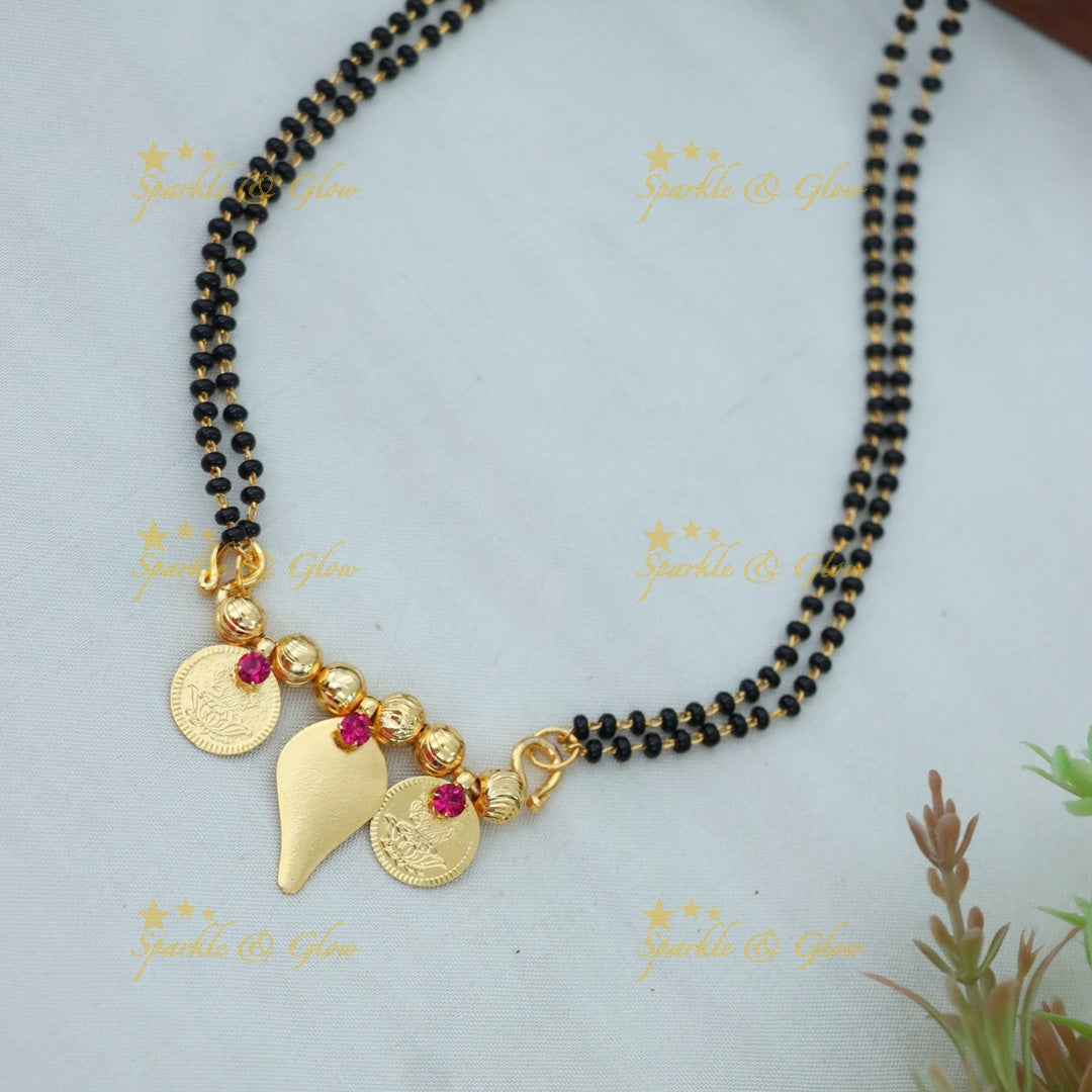Exquisite Kerala Gold-Plated Long Mangalsutra Necklace