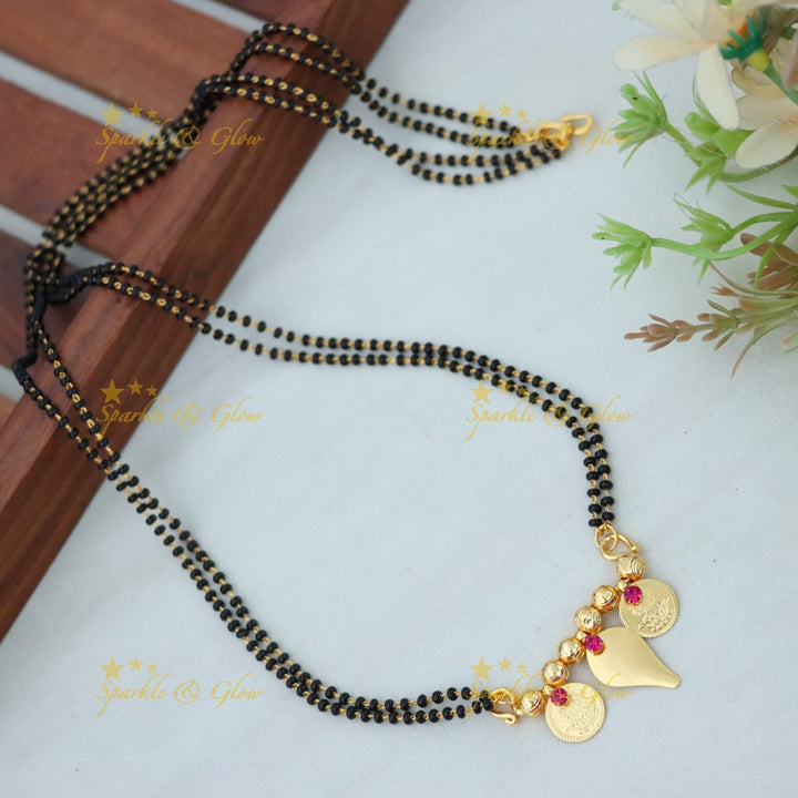 Exquisite Kerala Gold-Plated Long Mangalsutra Necklace
