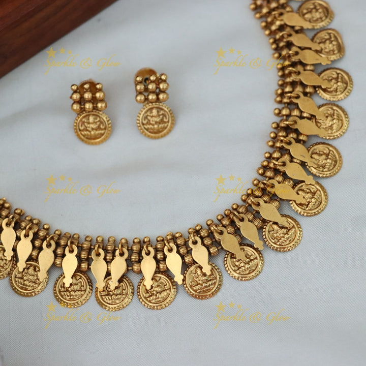 Kerala-Inspired Festive Gold Choker Necklace