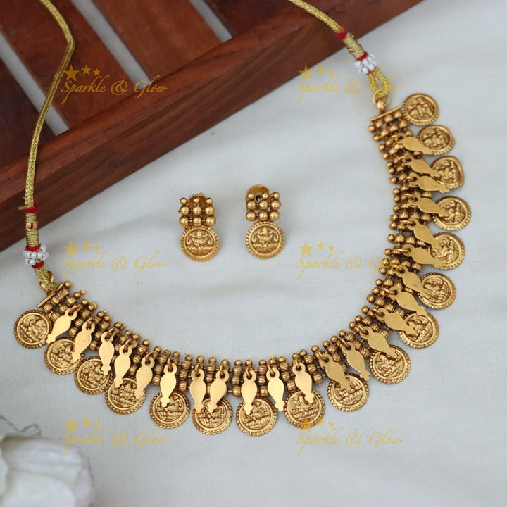Kerala-Inspired Festive Gold Choker Necklace