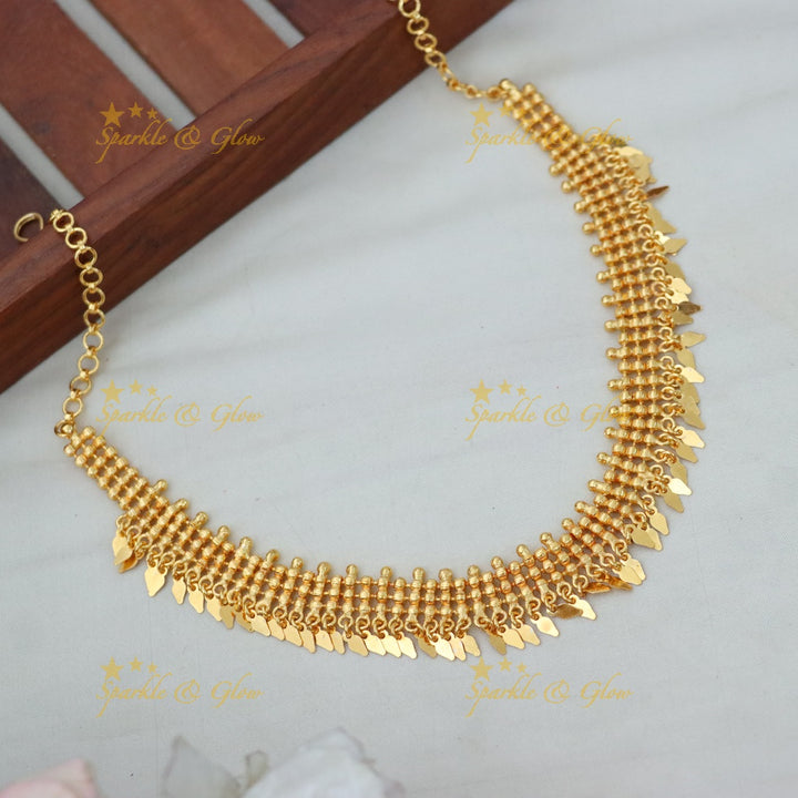 Stunning Gold High Neck Choker for Weddings & Festive Glam