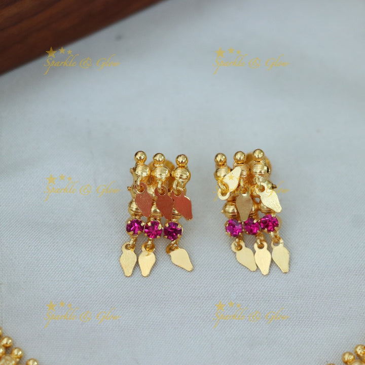 Exquisite Gold-Plated Choker Necklace Set for Weddings