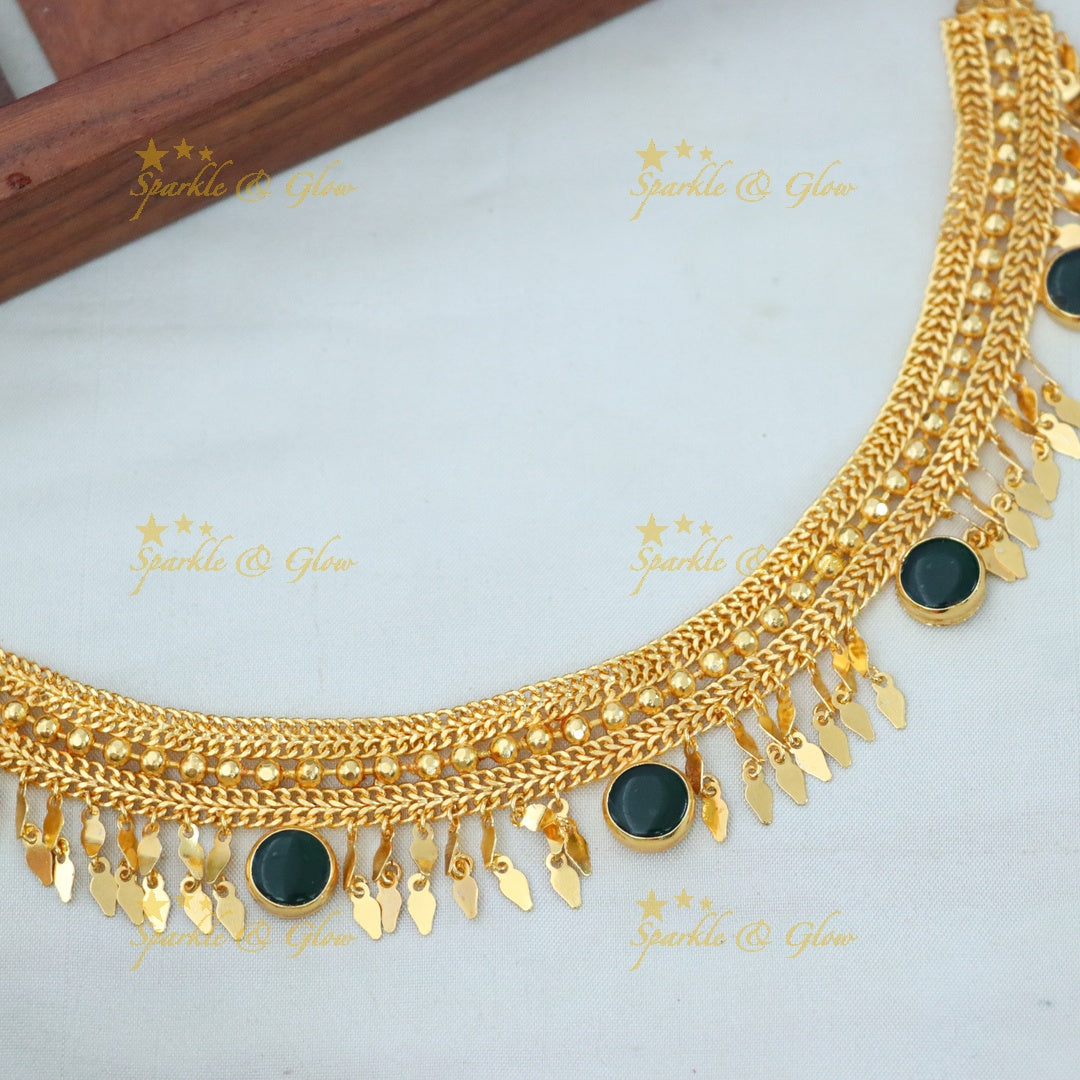 Exquisite Gold-Plated High Neck Choker Necklace