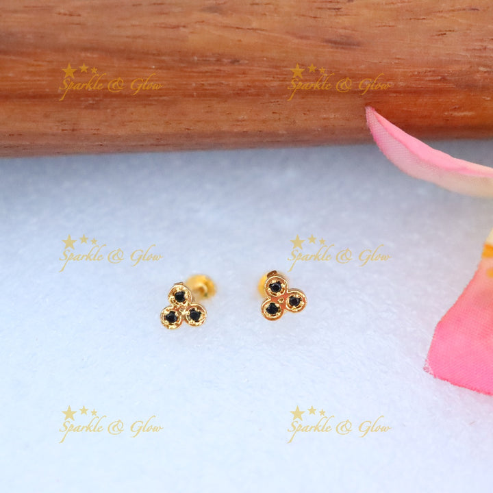 Kerala Gold Stud Earrings | Timeless Elegance Redefined