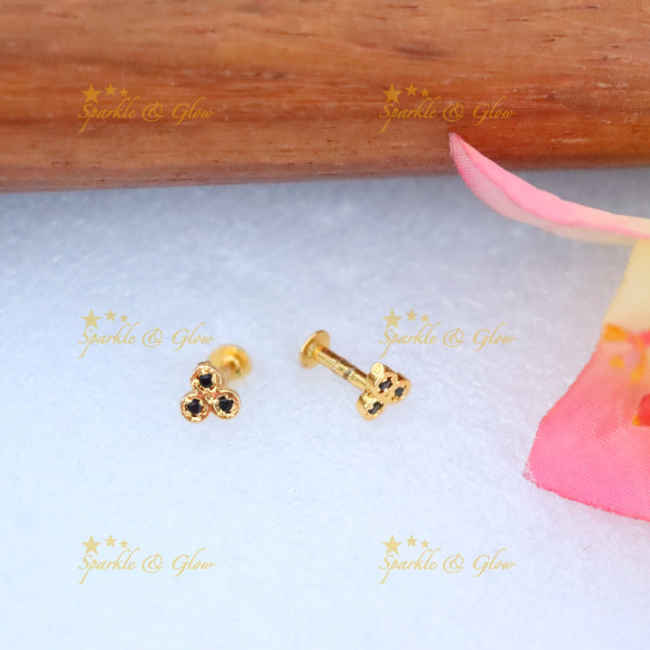 Kerala Gold Stud Earrings | Timeless Elegance Redefined