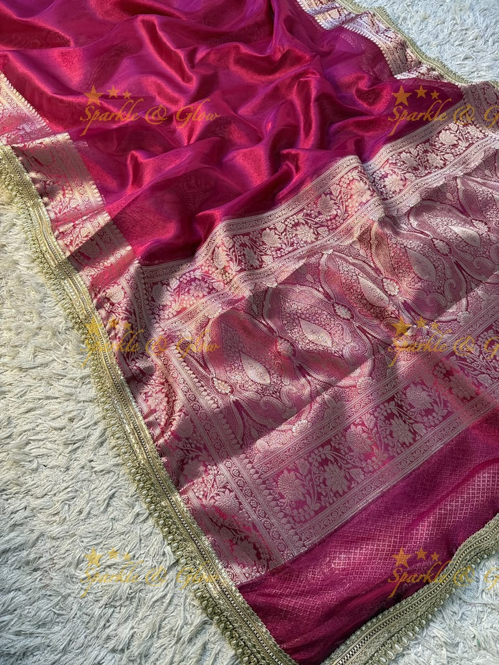 Exquisite Banarasi Tissue Zari Saree for Weddings