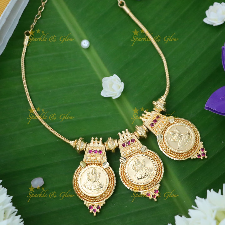Stunning Gold Temple Necklace for Festive Celebrations