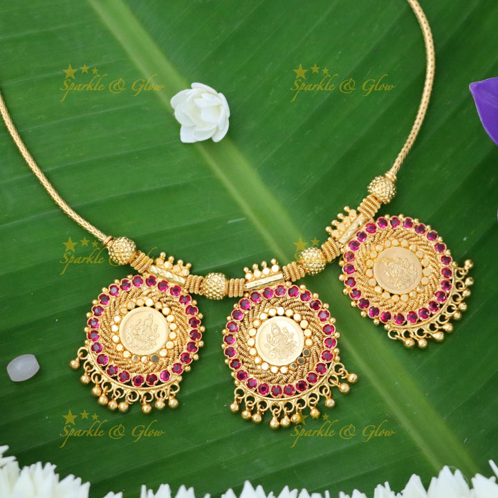 Kerala Coin Necklace - Traditional Elegance Redefined