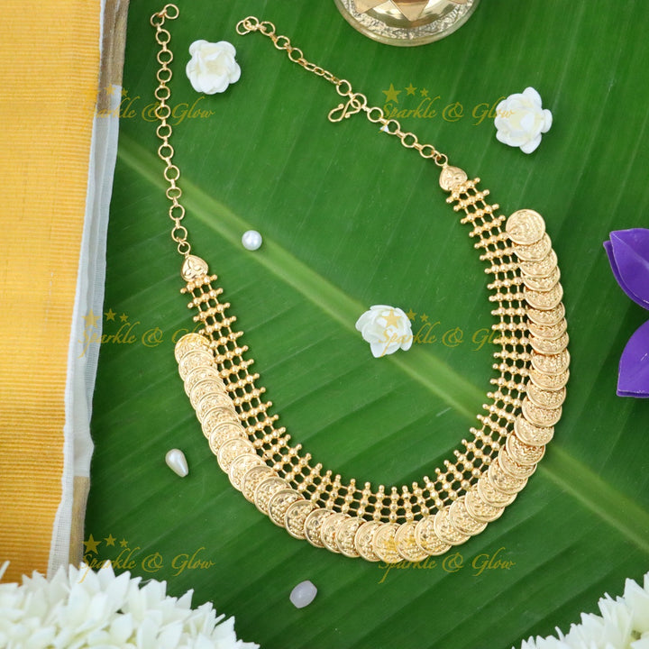 Kerala Gold Coin Necklace for Weddings - Premium Jewelry