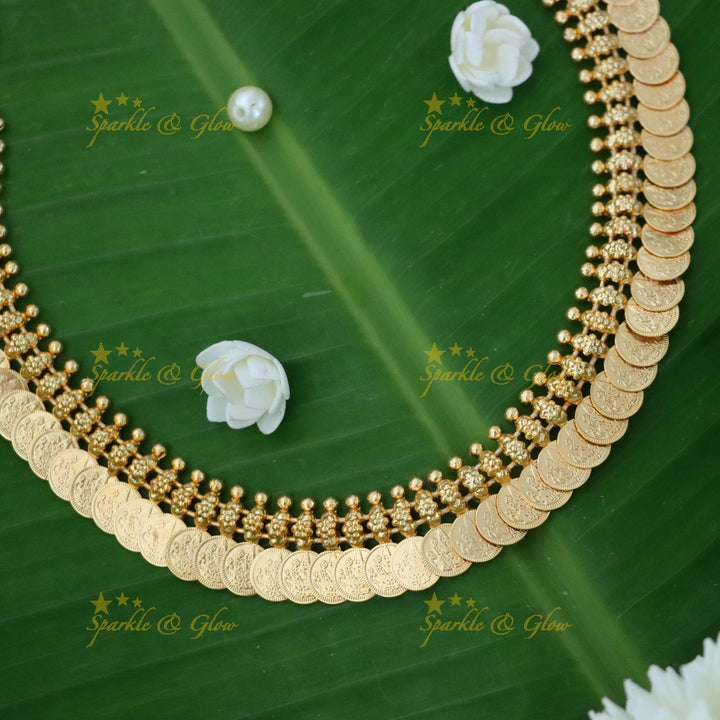 Exquisite Gold Coin Necklace for Weddings & Festivals