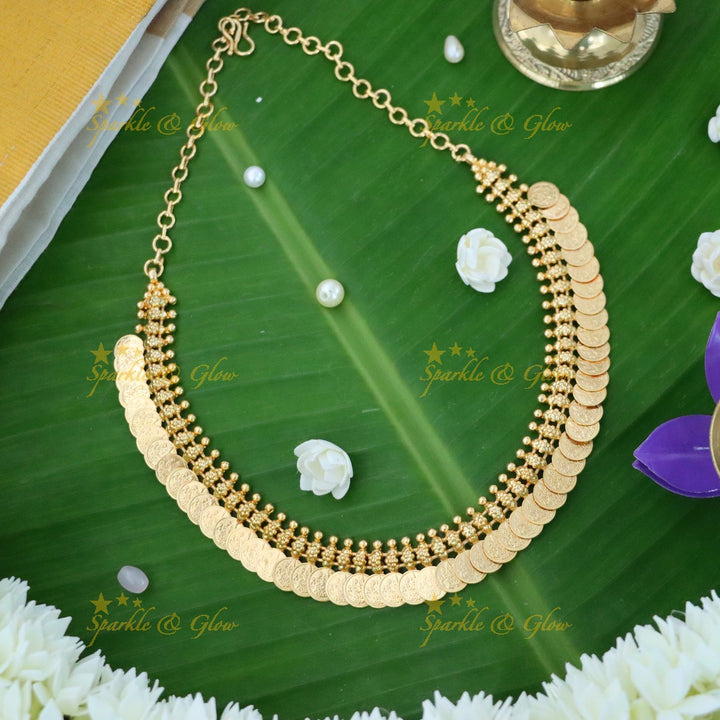 Exquisite Gold Coin Necklace for Weddings & Festivals