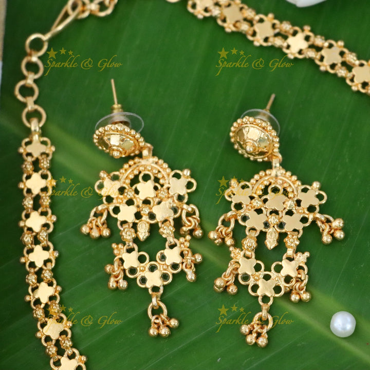 Kerala Gold Imitation Necklace - Festive & Elegant