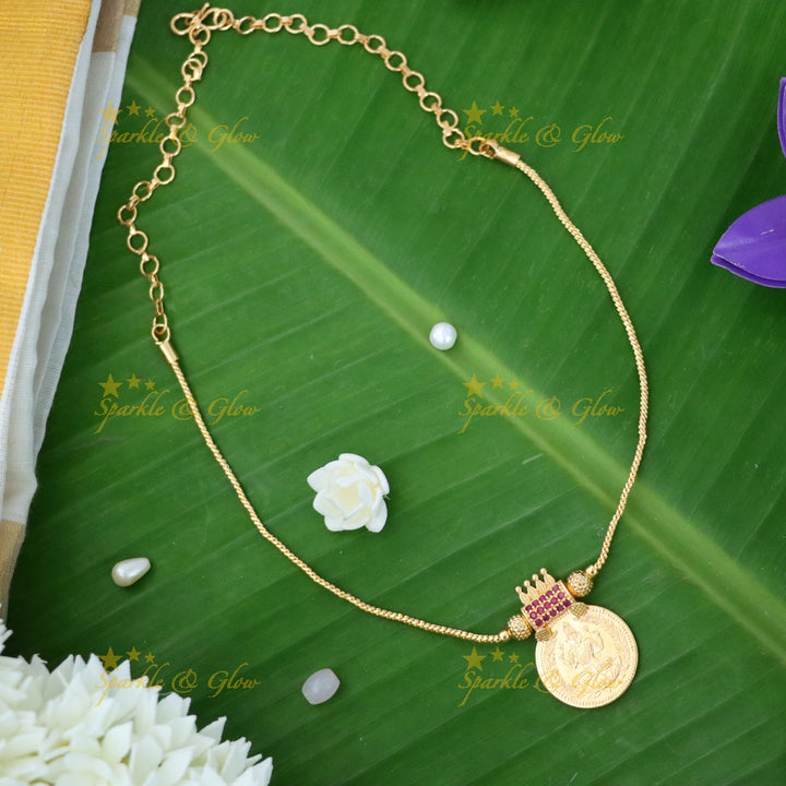 Exquisite Kerala Short Necklace for Celebrations