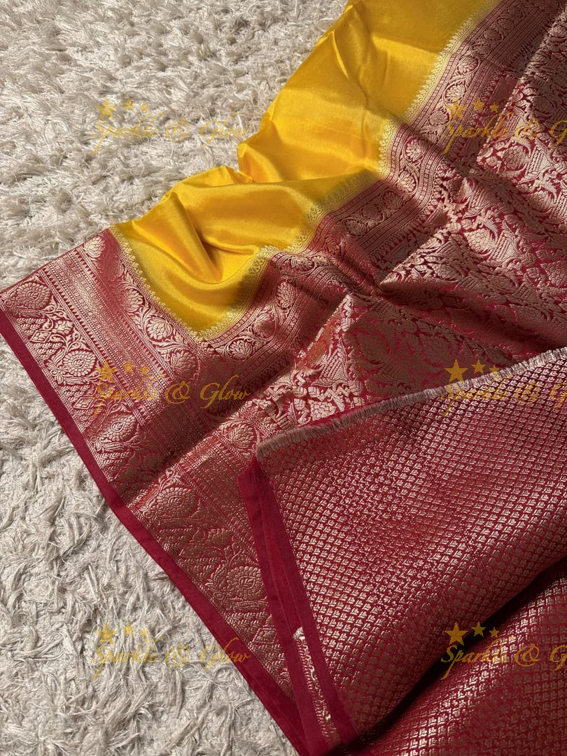 Luxurious Banarasi Zari Tissue Organza Saree for Weddings