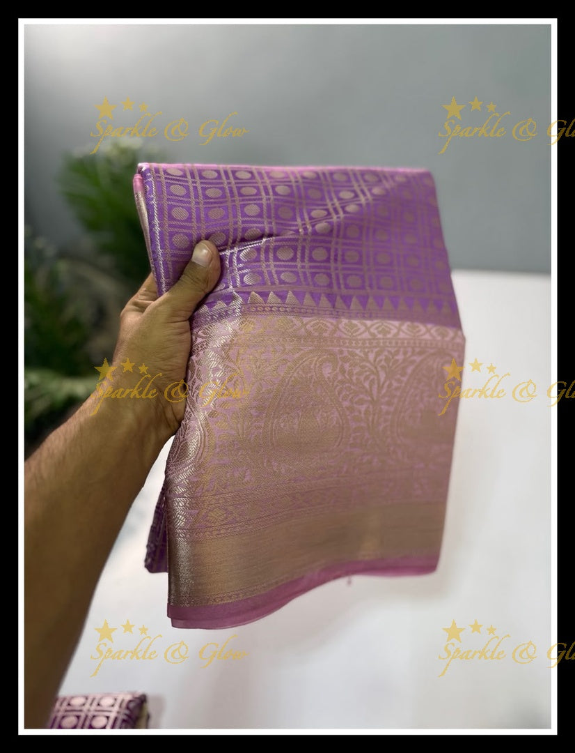 Elegant Banarasi Saree in Tissue Organza - New Arrival