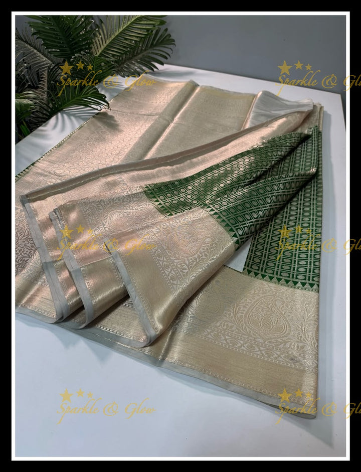 Elegant Banarasi Saree in Tissue Organza - New Arrival