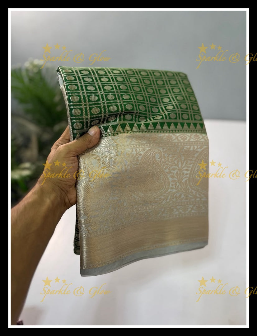 Elegant Banarasi Saree in Tissue Organza - New Arrival