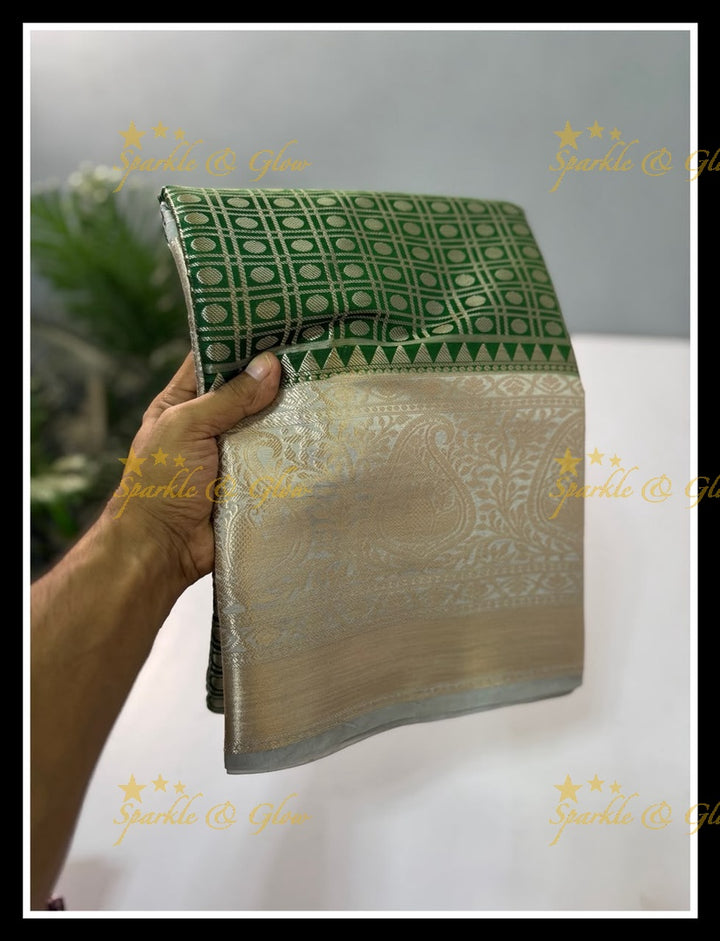 Elegant Banarasi Saree in Tissue Organza - New Arrival