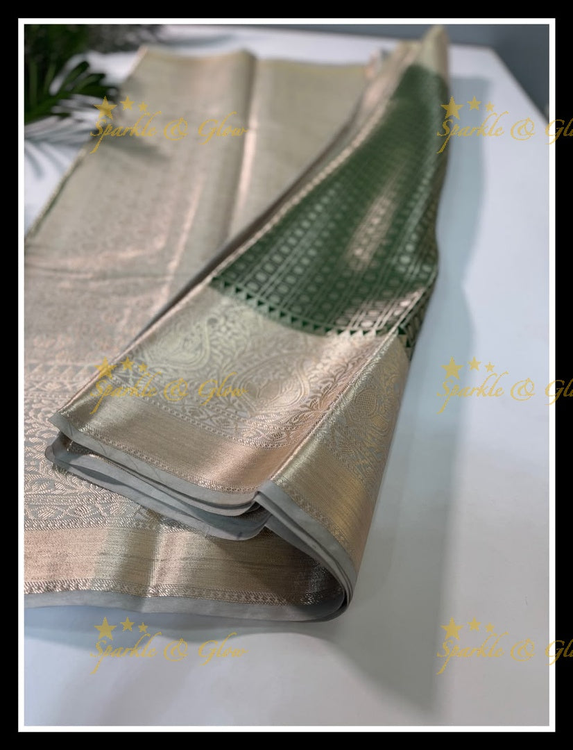 Elegant Banarasi Saree in Tissue Organza - New Arrival