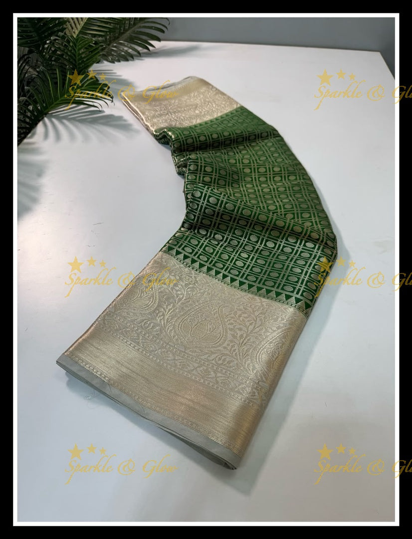 Elegant Banarasi Saree in Tissue Organza - New Arrival