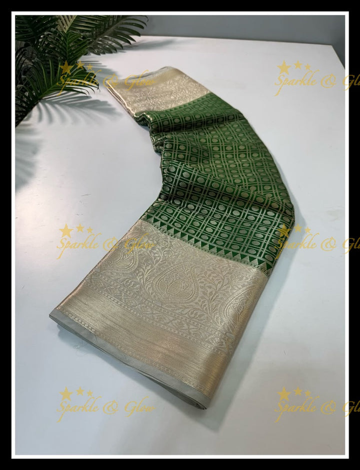 Elegant Banarasi Saree in Tissue Organza - New Arrival