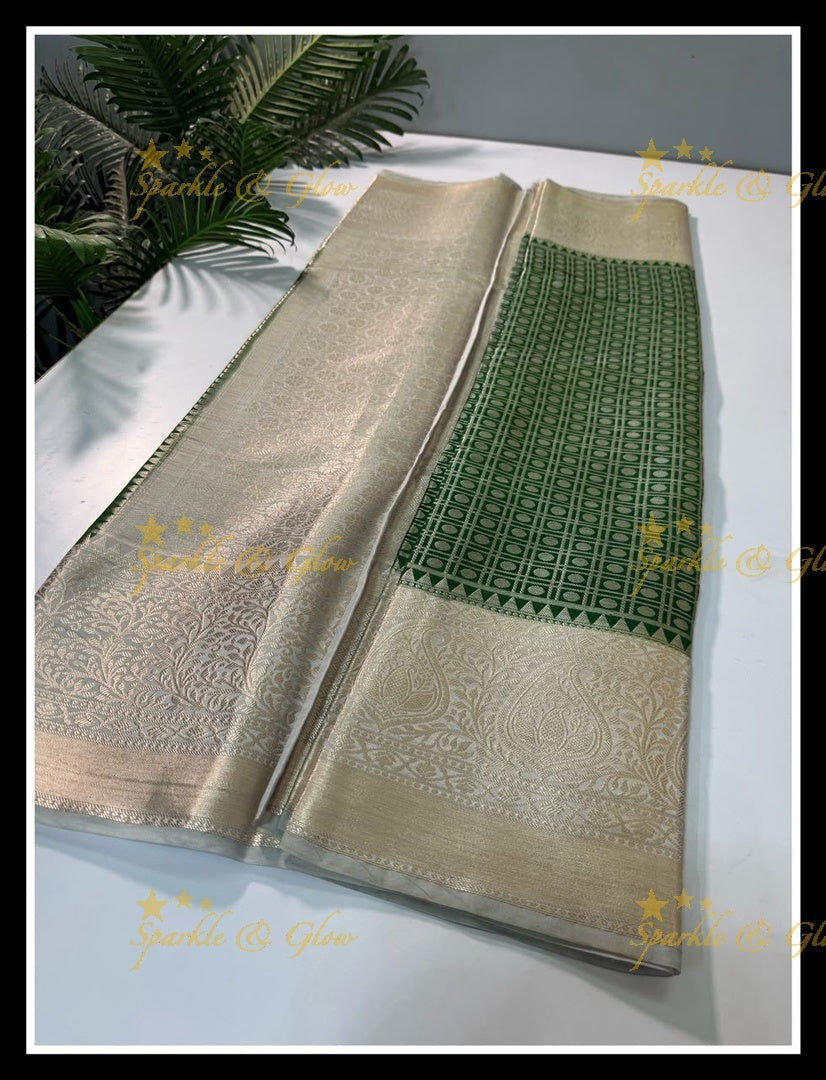 Elegant Banarasi Saree in Tissue Organza - New Arrival